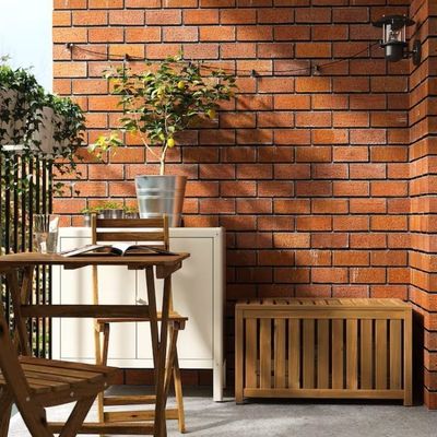 Anpassung Holz Außen-/Innenlagerbank Großes Lagerdeck Box Gartenschuppen