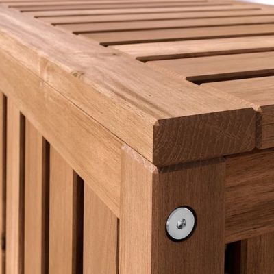 Anpassung Holz Außen-/Innenlagerbank Großes Lagerdeck Box Gartenschuppen