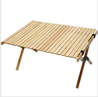 Outdoor Massivholz Eier Roll Picknick Esstisch für einfache Montage und Reinigung