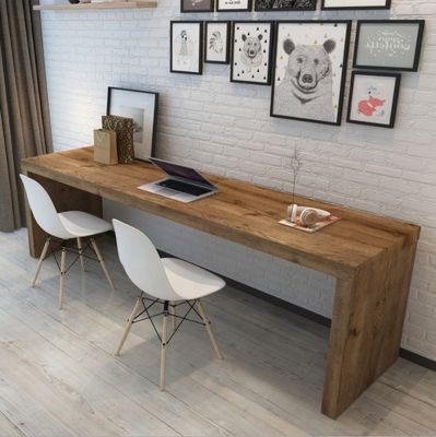 Modernes Design Massivholz Computer-Schreibtisch und Konferenztisch für die Zusammenarbeit