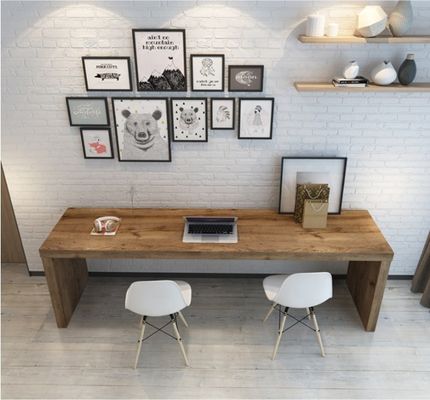 Modernes Design Massivholz Computer-Schreibtisch und Konferenztisch für die Zusammenarbeit