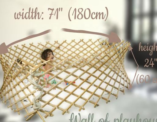 Verbessern Sie Ihr Wohnzimmer mit unserem robusten und umweltfreundlichen großen Baby-Faltbauch aus Massivholz
