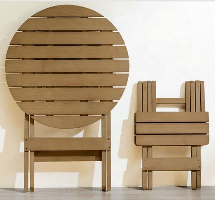 Tragbare Holz-Picknick-Weinteller aus Bambus mit Klappbeinen Leicht Luxus-Nordic Balkon Tisch für Unterhaltung im Freien