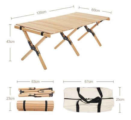 Konkurrenzfähige Kuchenrolle Klapptische aus Holz mit Aussenfreie Tisch Holzmöbel für Luxus modernen Stil