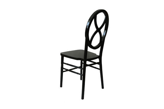 NO Falte aus massivem Holz Stapelbare Bankettstühle für Hotelmöbel Rundrücken Chiavari Design