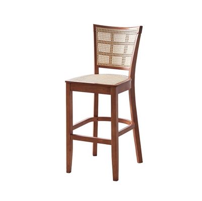 Maßgeschneiderter Küchenbarstuhl Massivholzbein Stange Schalter 43cm*43cm*109cm Gewichtsgrenze 100KG