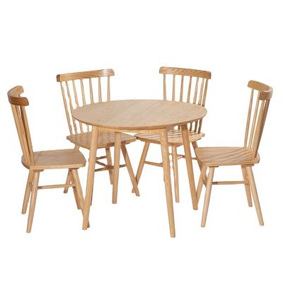 Moderne Esstisch- und Stuhldeckel für Massivholzmöbel in natürlicher oder Aschfarbe