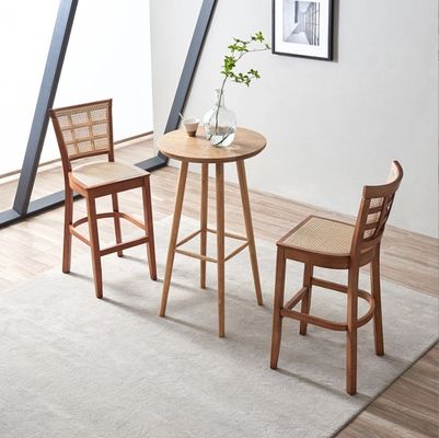 Maßgeschneiderter Küchenbarstuhl Massivholzbein Stange Schalter 43cm*43cm*109cm Gewichtsgrenze 100KG