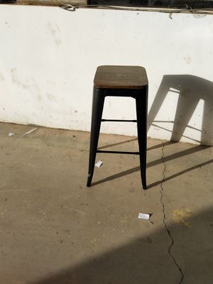 Antike Metall Bar Stuhl Hocker Holztopf Hohe Stuhl für Bar Tisch in Küche und Esszimmer