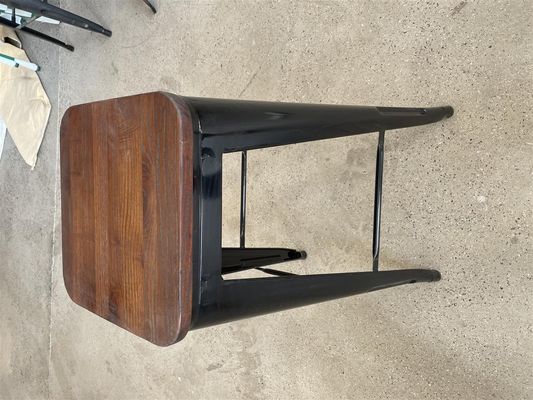 Antike Metall Bar Stuhl Hocker Holztopf Hohe Stuhl für Bar Tisch in Küche und Esszimmer