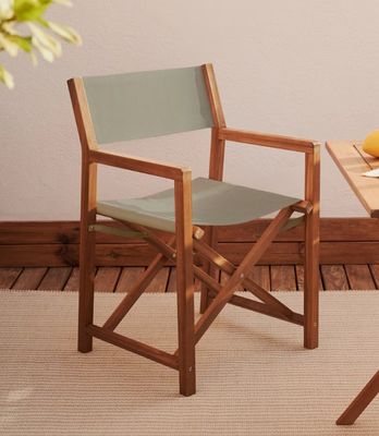 Postverpackung Nordic Modern Outdoor Chair mit Massivholz und Klappdesign