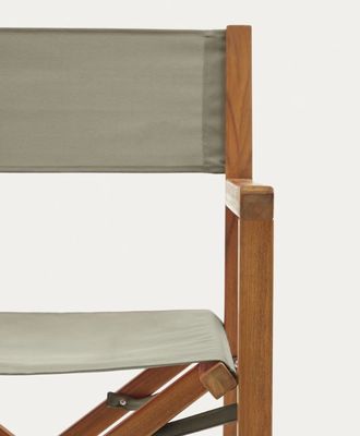 Postverpackung Nordic Modern Outdoor Chair mit Massivholz und Klappdesign