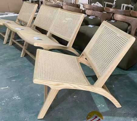 Allgemeiner Rattan Freizeit-Lounge-Sessel Braune Farbe Rattan Schlafzimmermöbel Lounge Modernes Design für die Erholung im Freien