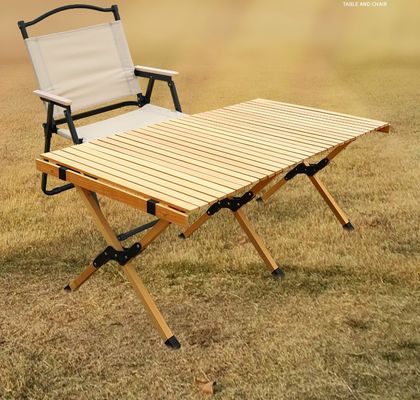 Naturholz-Esszimmermöbel Moderne Designs Klappset aus massivem Holz Tische und Stühle für besondere Veranstaltungen