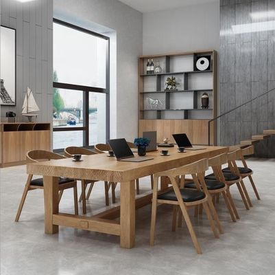 Esstischmöbel Nordische Kunst Massivholz Esstisch/Restauranttisch mit modernem Design