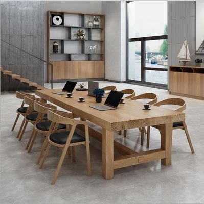 Esstischmöbel Nordische Kunst Massivholz Esstisch/Restauranttisch mit modernem Design