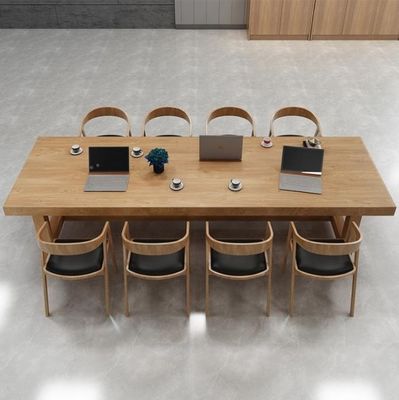 Esstischmöbel Nordische Kunst Massivholz Esstisch/Restauranttisch mit modernem Design