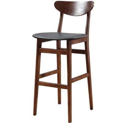 Hohe Counter Bar Hocker mit PU Leder Sitz für Freizeit Einrichtungen Gewichtsgrenze 250kg mit Freizeit Einrichtungen