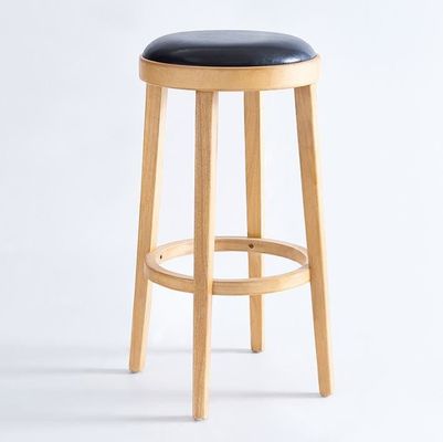 Spezifische Barstühle Neues Design Holz Moderne Polster runde Hochstühle für klassisches Design