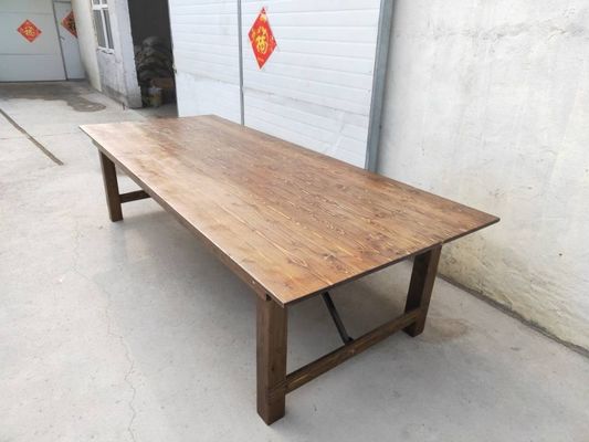 Hochzeitsveranstaltung im Freien Vermietung Holz Bankett Klapptisch für DINING TABEL Stil Bedürfnisse Klappdesign und Verkauf