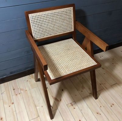 OEM-Service akzeptiert Modern Design Massivholz Rattan Stuhl