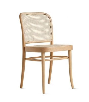 Hausmöbel Holz-Rattan-Esstuhl mit modernem Design