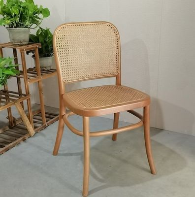 Hausmöbel Holz-Rattan-Esstuhl mit modernem Design