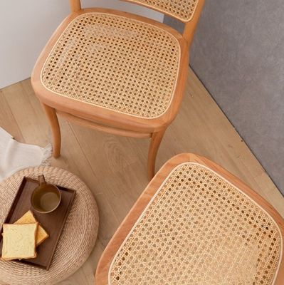 Hausmöbel Holz-Rattan-Esstuhl mit modernem Design