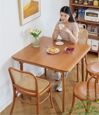 Hausmöbel Holz-Rattan-Esstuhl mit modernem Design