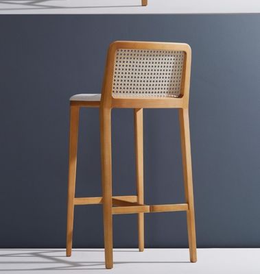 Handelsmöbel Holz Barstuhl Rattan Stühle Hocker im modernen Stil und zum Verkauf