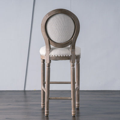 Anpassungsfähiger Sitzstand Holz hoher Bar Stuhl für Barmöbel W49.5*D49*H99.5CM