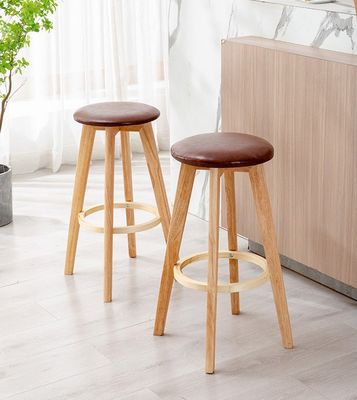 Gewerbliche Möbel Modernes Design Massivholz Barhocker Hochstuhl für Bar