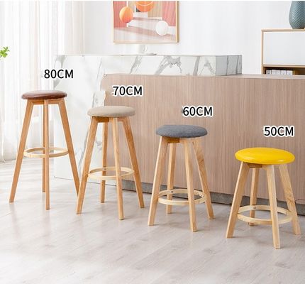 Gewerbliche Möbel Modernes Design Massivholz Barhocker Hochstuhl für Bar