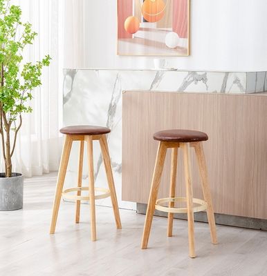 Gewerbliche Möbel Modernes Design Massivholz Barhocker Hochstuhl für Bar
