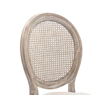 Hotelmöbel Klassischer Stil Rattan Rücken Bankett Moderne nordische Stuhl 50 Stück Polstered Massivholz Hochzeitsstuhl für Veranstaltungen