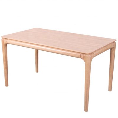 LL-A02 Nordischer moderner Stil Massivholz Esstisch Innenraum