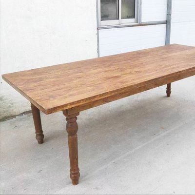 Cover Material Massivholz Klassisches Design Klapptisch Bauernhof Esszimmer Hochzeitstisch mit Holzdeckel und Klappfunktion