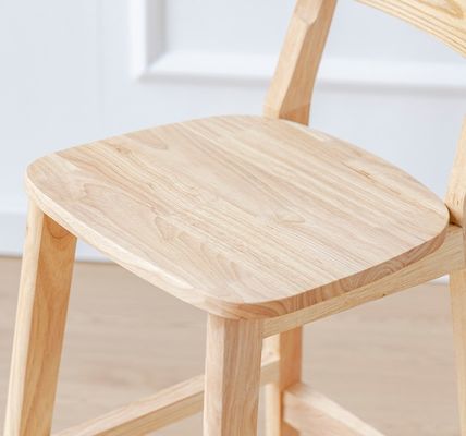 Vintage-Stil Hochstuhl Barhocker mit massivem Holzmaterial LL-C34