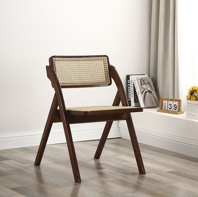 Postverpackung Modernes Design Klappbares Holz Rattan Restaurantsessel für Möbel