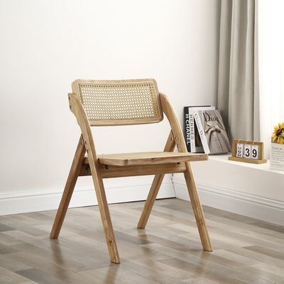 Postverpackung Modernes Design Klappbares Holz Rattan Restaurantsessel für Möbel