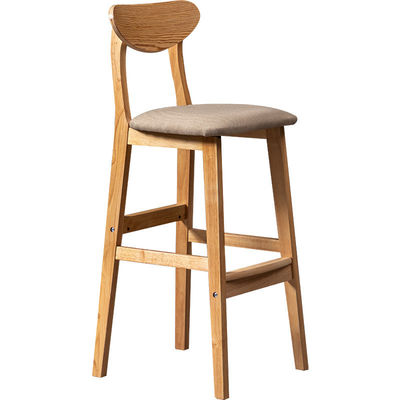 Massivholz-Barhocker im Vintage-Stil für Pub-Coffee Shop W38*D44*H101 cm