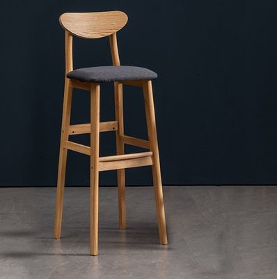 Massivholz-Barhocker im Vintage-Stil für Pub-Coffee Shop W38*D44*H101 cm