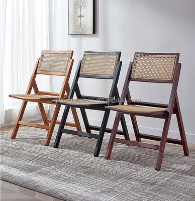 Postverpackung Massivholz Rattan Klappstuhl für Nordische Restaurants