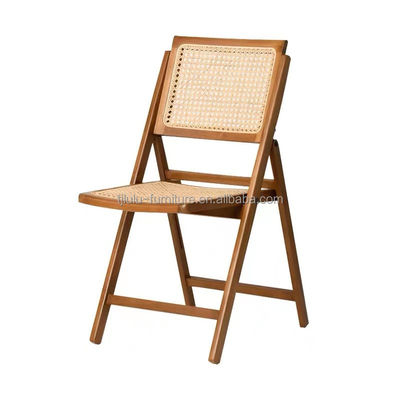 Postverpackung Massivholz Rattan Klappstuhl für Nordische Restaurants