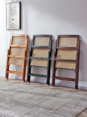 Postverpackung Massivholz Rattan Klappstuhl für Nordische Restaurants