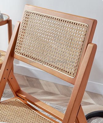 Postverpackung Massivholz Rattan Klappstuhl für Nordische Restaurants