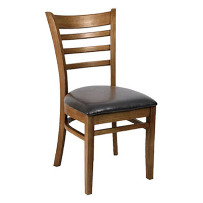 Moderner Stil Stoff Schaumsponge Cover Holz Stuhl für Holz Hotel Esszimmer