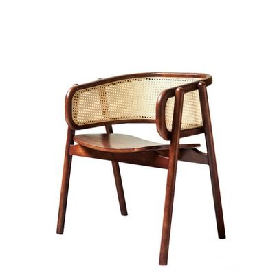 Zeitgenössischer Holz-Rattan-Esstisch mit gutem und umweltfreundlichem Material