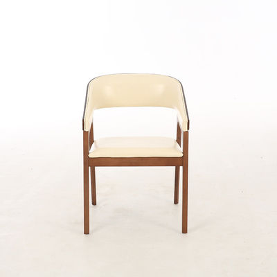 Nordic Solid Wood Design Präsidentenstuhl Schwarzes Leder Möbel Hinweis Sessel Sessel für Restaurant Garantie Ein Jahr
