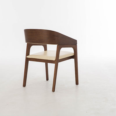 Nordic Solid Wood Design Präsidentenstuhl Schwarzes Leder Möbel Hinweis Sessel Sessel für Restaurant Garantie Ein Jahr